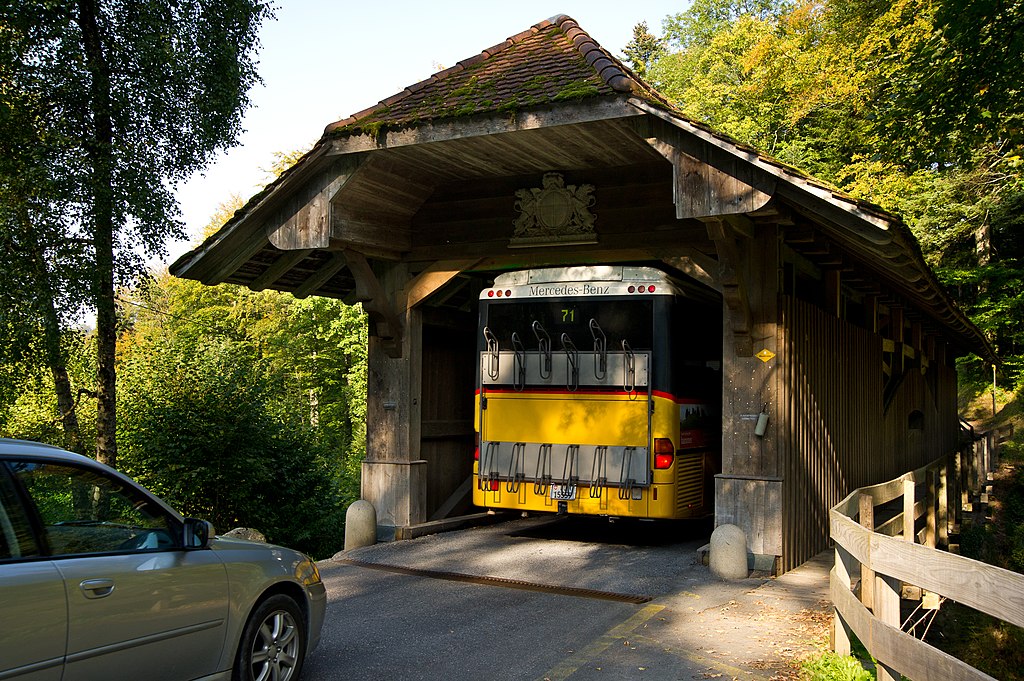 Luzern Kriens Hergiswaldbruecke bus